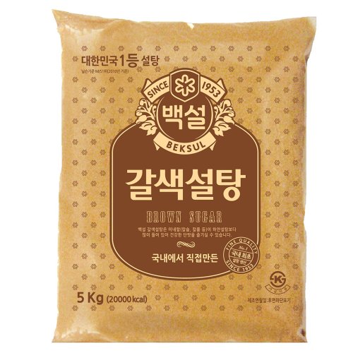 백설 갈색설탕, 5kg, 1개